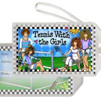 Tennis with Girls - Bag Tag
