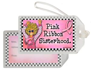 Pink Ribbon Sisterhood - Bag Tag