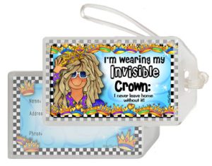 Invisible Crown - Bag Tag
