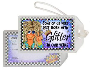 Glitter and Sparkle - Bag tag
