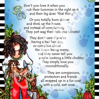 She Who Love Her Dog – 8 x 10 Matted “Gifty” Art Print