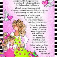 She Who is My Little Girl – 8 x 10 Matted “Gifty” Art Print