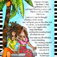They Who Are Girlfriends – 8 x 10 Matted “Gifty” Art Print