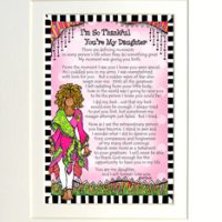 I’m So Thankful You’re My Daughter – 8 x 10 Matted “Gifty” Art Print