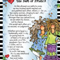 Kindred Spirits… the Best of Friends – 8 x 10 Matted “Gifty” Art Print