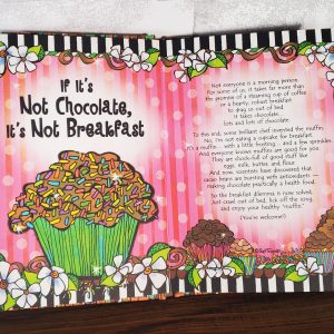 Chocolate hardcover book - inside pages