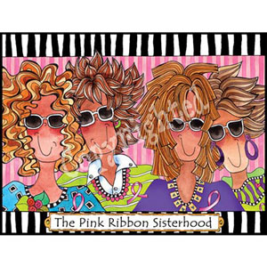 Pink Ribbon - note cards