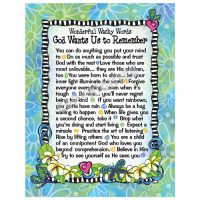Wonderful Wacky Words God Wants to Remember – Note Cards