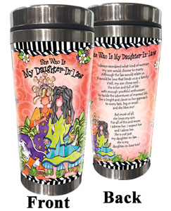 She Who is My Daughter-In-Law - stainless steel tumbler