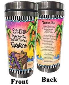 Vacation Toes - Stainless Steel Tumbler