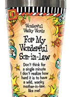 Wonderful Wacky Words For My Wonderful Son-in-Law – (Mighty Men) 16oz. Stainless Steel Tumbler