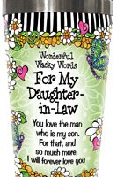 Wonderful Wacky Words For My Daughter-In-Law – 16oz. Stainless Steel Tumbler