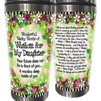Wonderful Wacky Words For My Daughter – 16oz. Stainless Steel Tumbler
