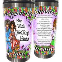 She Who has Healing Hands (female) – 16oz. Stainless Steel Tumbler