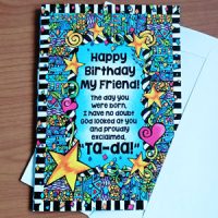 Happy Birthday My Friend! (Birthday) – Greeting Card