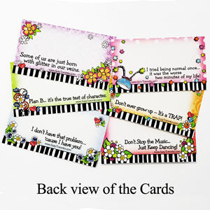 Feel the Tingle Pass-Along cards cards available - back side