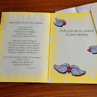 Never Give Up on Your Dreams – Greeting Card (limited availability)