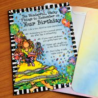 Ten Wonderful, Wacky Things to Remember on Your Birthday (Birthday) – Greeting Card