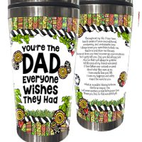 You’re the Dad Everyone Wishes They Had! – (Mighty Men) 16 oz. Stainless Steel Tumbler