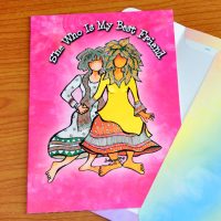 Best Friends greeting card - outside