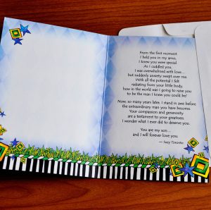 Forever my Son greeting card - inside
