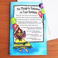 Ten Wonderful, Wacky Things to Remember on Your Birthday (Birthday) – (Website Exclusive) Greeting Card