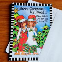 Merry Christmas, My Friend… I’m so grateful to have you in my life – Christmas Greeting Card