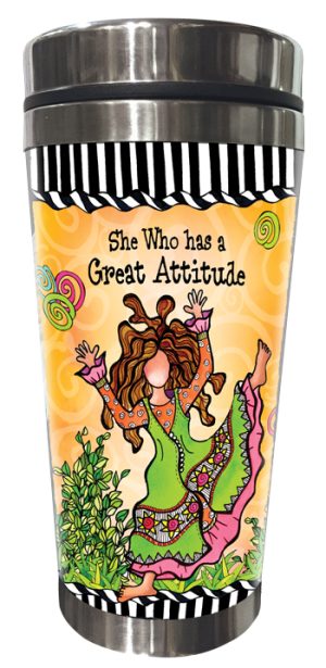 Great Attitude Stainless Steel Tumbler FRONT