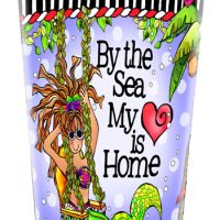 By the Sea My Heart is Home (Divas of the Deep) – Stainless Steel Tumbler