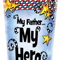 My Father… My Hero – (Mighty Men) 16 oz. Stainless Steel Tumbler