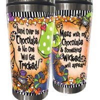Hand Over the Chocolate & No One Will Get Tricked! (Halloween) – 16 oz. Stainless Steel Tumbler
