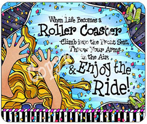 Enjoy the Ride Mouse pad