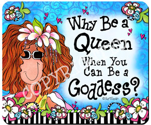 Why be a Queen - mouse pad