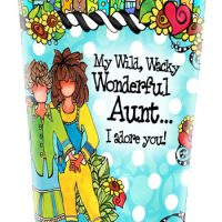 My Wild, Wacky Wonderful Aunt… I adore you! – 16 oz. Stainless Steel Tumbler