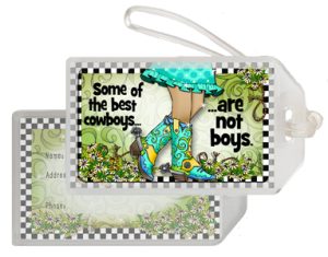 some of the best cowboys - bag tag