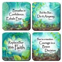 Choose to be Courageous – (Kukana) Set of 4 Coasters