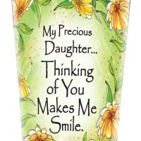 My Precious Daughter… Thinking of you makes me smile – (Kukana) Stainless Steel Tumbler