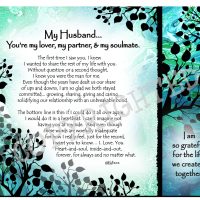 My Husband… You’re my lover, my partner, & my soulmate. – (Kukana) Snack Mat/Mouse Pad