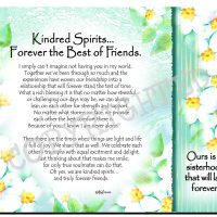 Kindred Spirits… Forever the Best of Friends. – (Kukana) Snack Mat/Mouse Pad (MSP-NC)