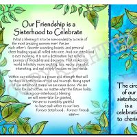 Our Friendship is a Sisterhood to Celebrate – (Kukana) Snack Mat/Mouse Pad