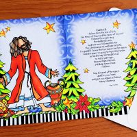 I believe the angels sang, the shepherds came and the wise men followed the star – Christmas Greeting Card