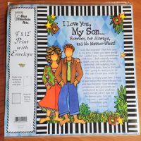 My Son Forever for Always - Print with envelope