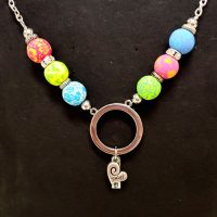 Low hanging (holder) necklace