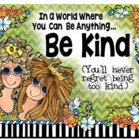 In a world where you can be anything… Be Kind (You’ll never regret being too kind)- Mouse Pad (MSP-NC)
