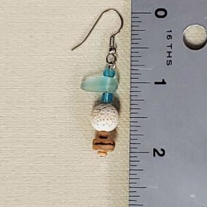 Mermaid splash earrings - size