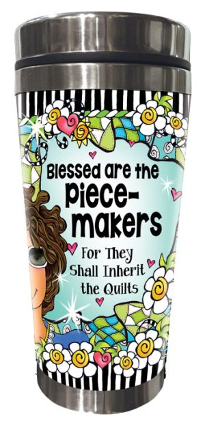 Piece Makers QUILT - Stainless Steel Tumbler - FRONT