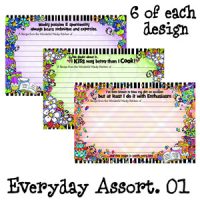 Everyday Assortment #1 – Recipe Cards (pack of 18)
