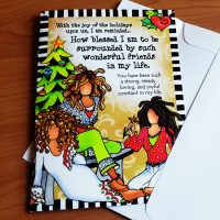 How blessed am I to be surrounded by such wonderful friends in my life – (NEW for 2021) Christmas Greeting Card