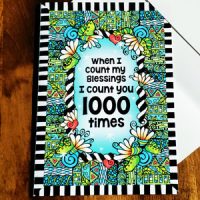 When I count my blessings I count you 1000 times – (Website Exclusive) Greeting Card