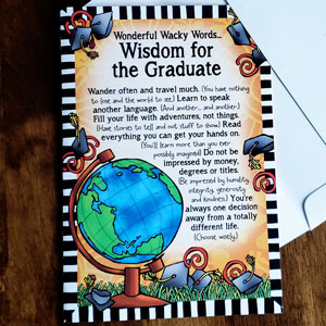 Wisdom for Graduate - Greeting Card_FRONT